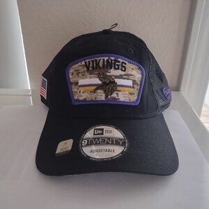 Minnesota Vikings NFL Men's Salute to the Military Hat - New